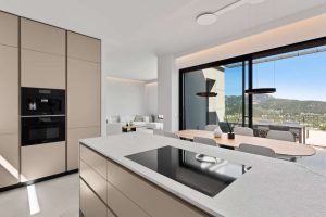 Neubau mit Dachterrasse und Hafenblick in Port Andratx: Küche